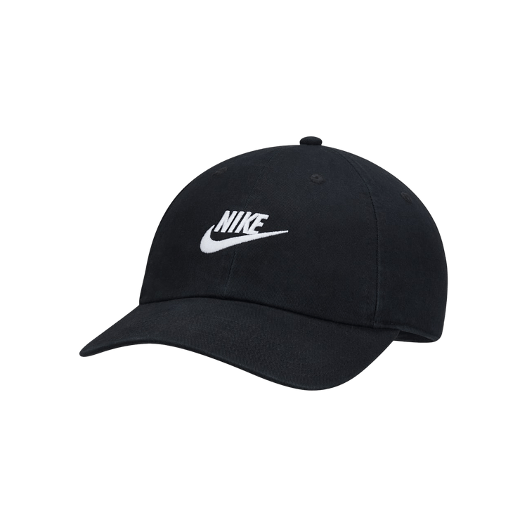 Nike NSW Heritage86 Futura Washed Hat 'Black/White'
