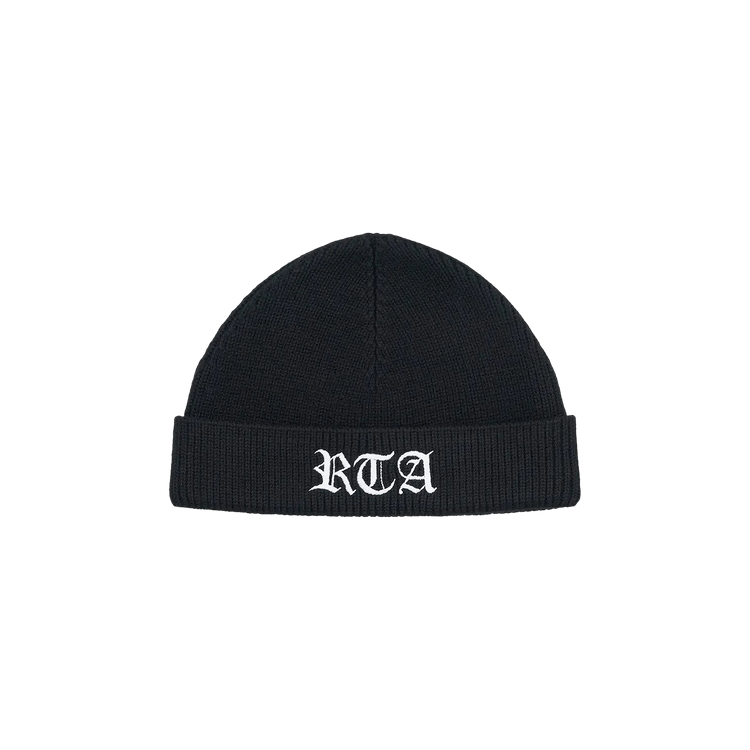 RtA Zion Beanie 'Black Old English Cross'