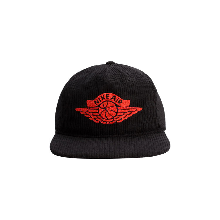 Air Jordan Pro Unstructured Hat 'Black/Chile Red'