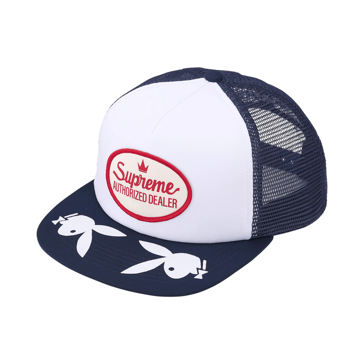 Supreme x Playboy Mesh Back 5-Panel 'Navy'