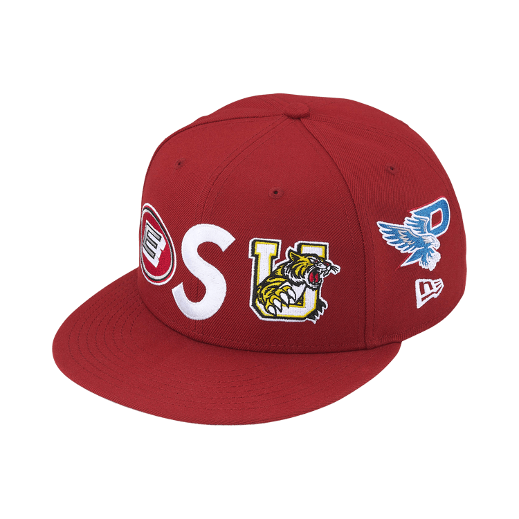 Supreme Mascots S Logo New Era 'Dark Red'