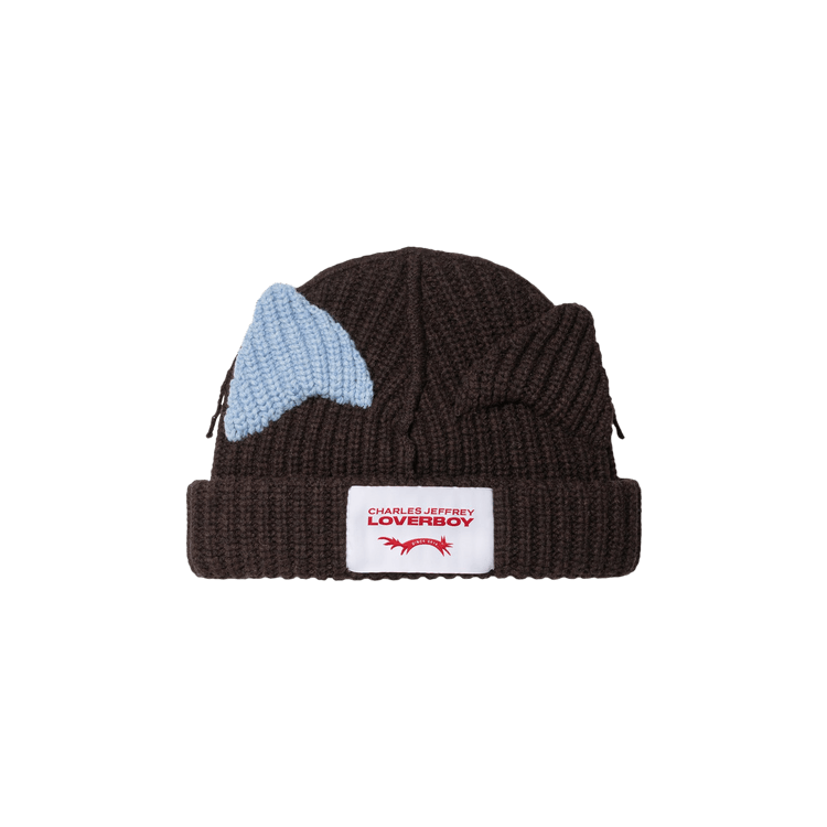 Charles Jeffrey Loverboy Chunky Ears Beanie 'Brown'