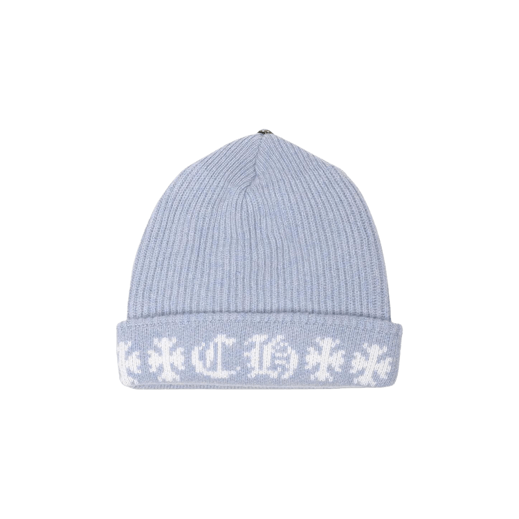 Chrome Hearts Big Daddy Cashmere Beanie 'Blue'