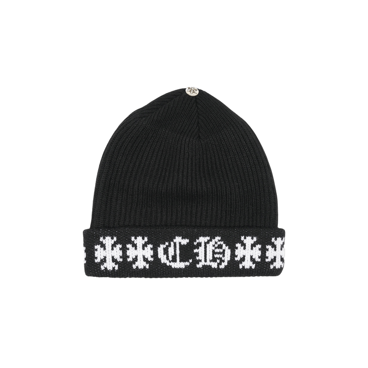 Chrome Hearts Big Daddy Cashmere Beanie 'Black'
