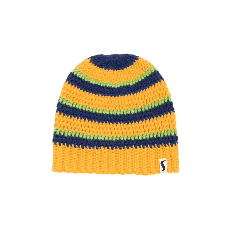Stussy Stripe Knit Skullcap 'Gold'
