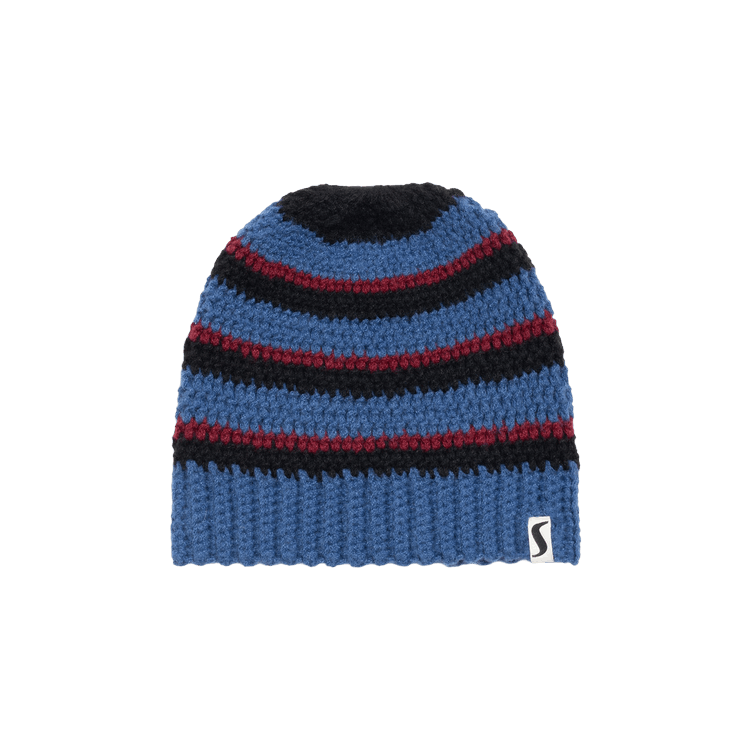 Stussy Stripe Knit Skullcap 'Blue'