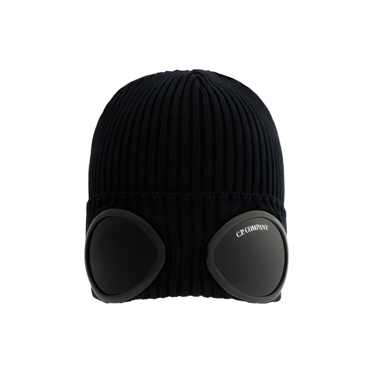 C.P. Company Cotton Goggle Beanie 'Total Eclipse'