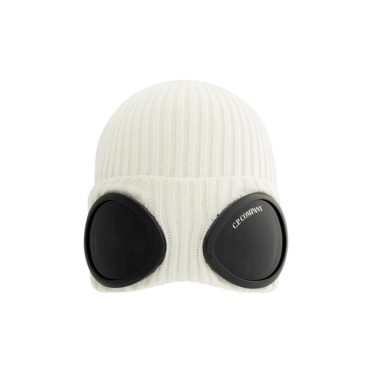 C.P. Company Cotton Goggle Beanie 'Gauze White'