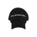 Balenciaga Logo Cap 'Black/White'