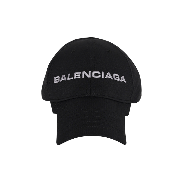 Balenciaga Logo Cap 'Black/White'