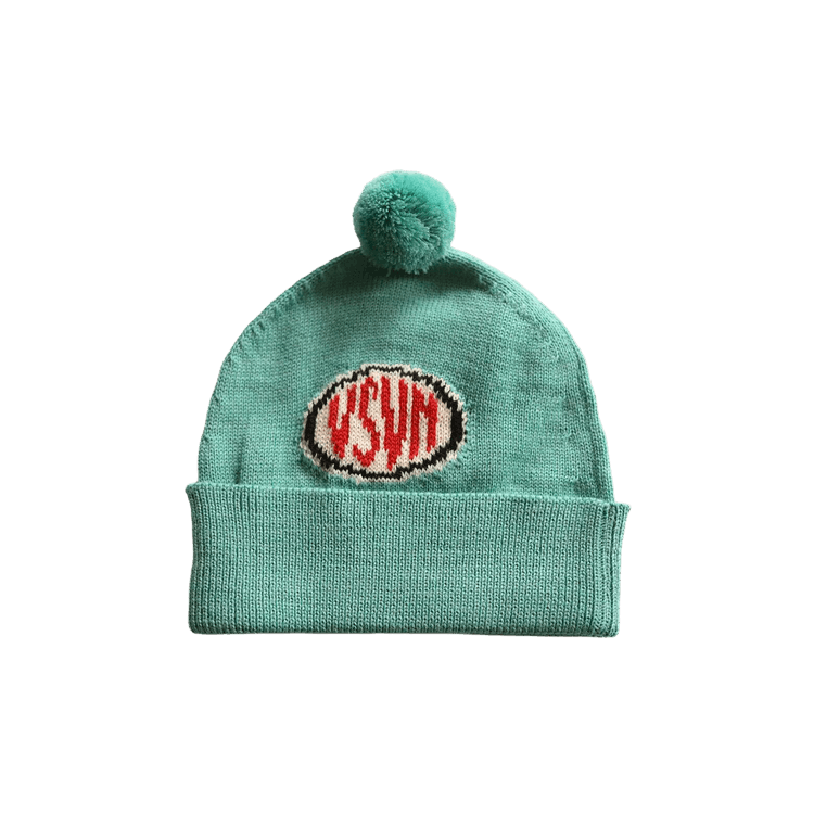 Visvim Wool Knit Beanie 'Light Green'