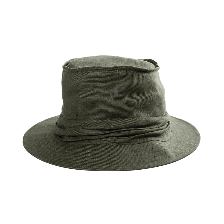 Yohji Yamamoto Pour Homme Drape Hat 'Khaki'
