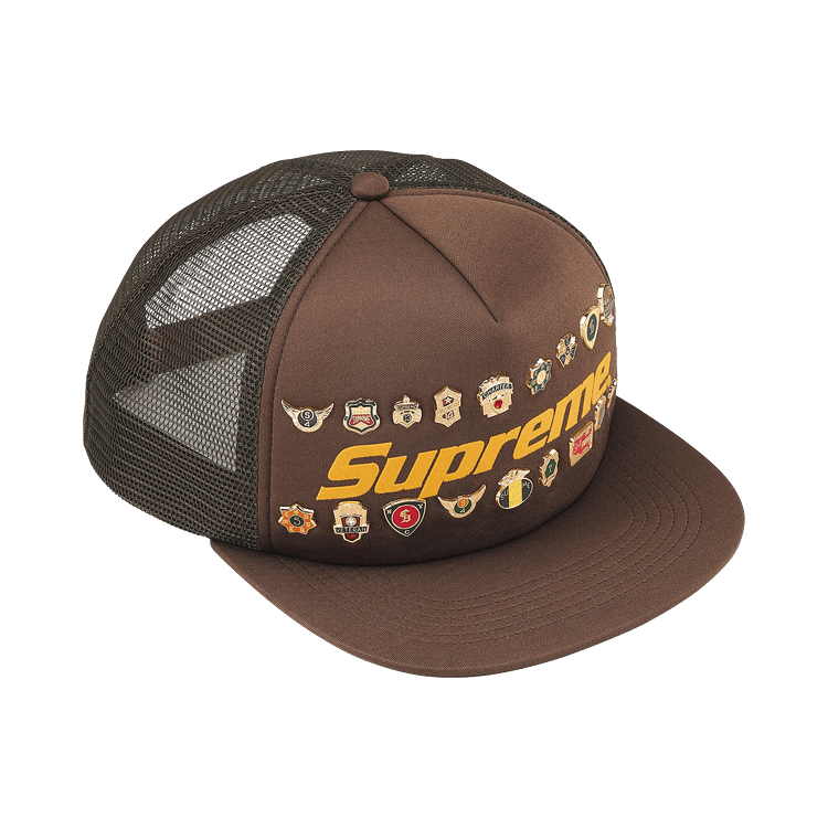 Supreme Pins Mesh Back 5-Panel 'Brown'