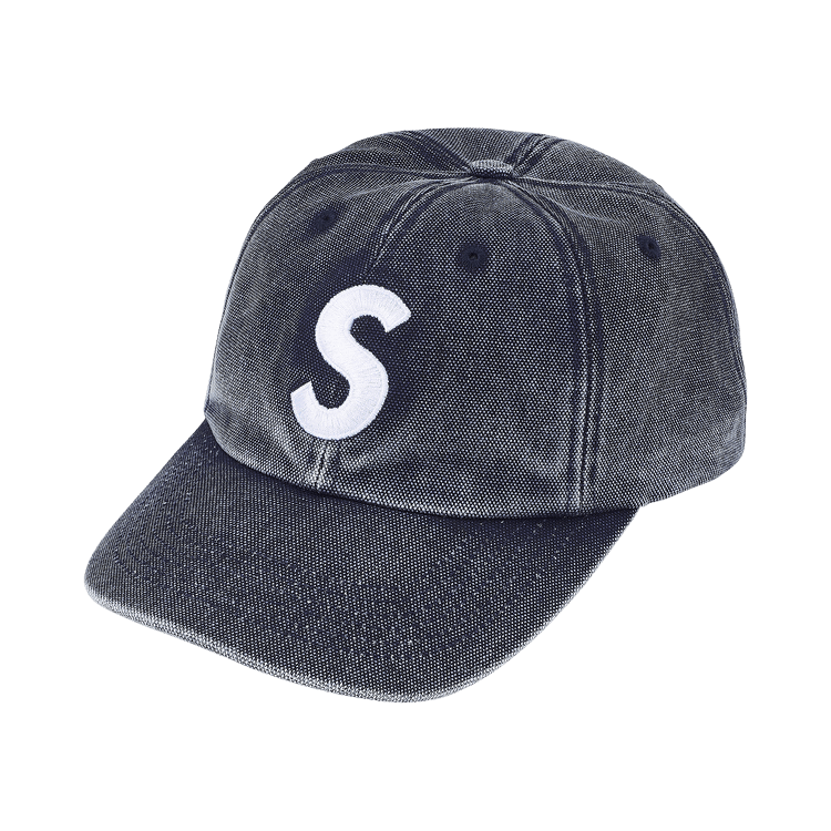 Supreme Pigment Coated S Logo 6-Panel 'Navy'