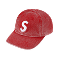 Supreme Pigment Coated S Logo 6-Panel 'Red'