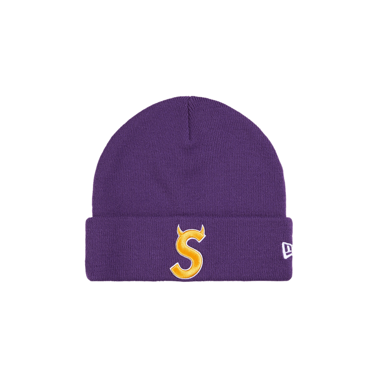 Supreme New Era Devil S Logo Beanie 'Purple'