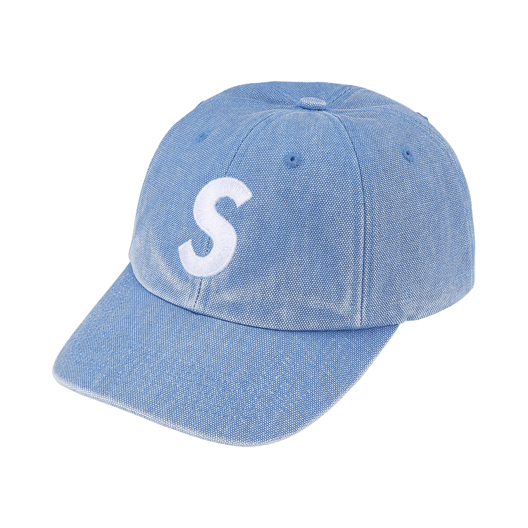 Supreme Pigment Coated S Logo 6-Panel 'Light Blue'