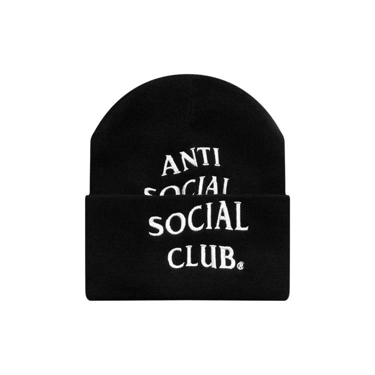 Anti Social Social Club Embroidered Beanie 'Black'