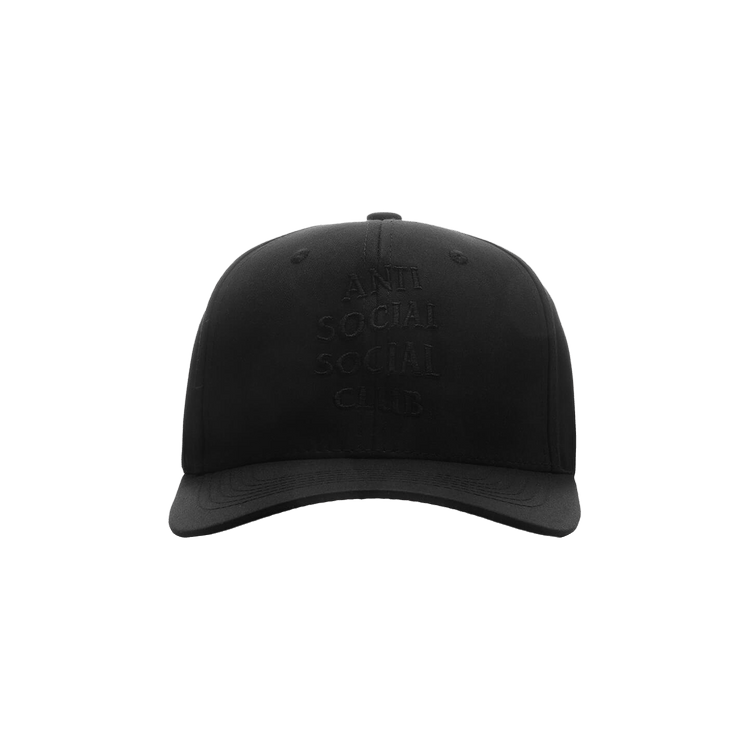 Anti Social Social Club Tonal Embroidered Cap 'Black'