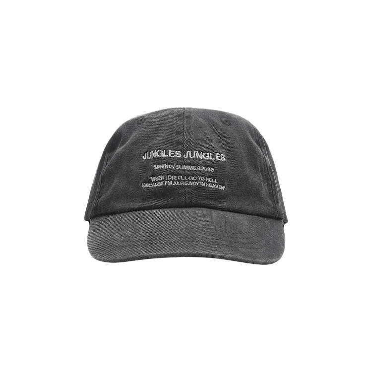 Jungles Spring Summer Cap 'Washed Black'