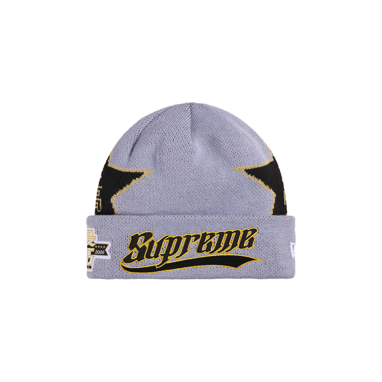 Supreme New Era Stars Beanie 'Lavender'