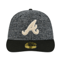 New Era Atlanta Braves Tweedy Cotton 5950PC 'Black'