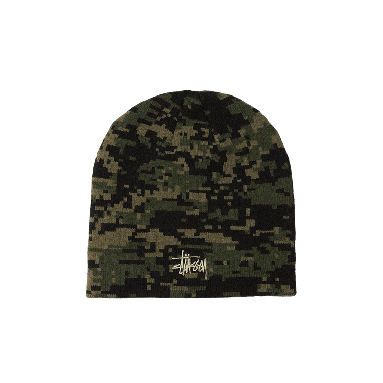 Stussy Basic Skullcap Beanie 'Digi Camo Green'