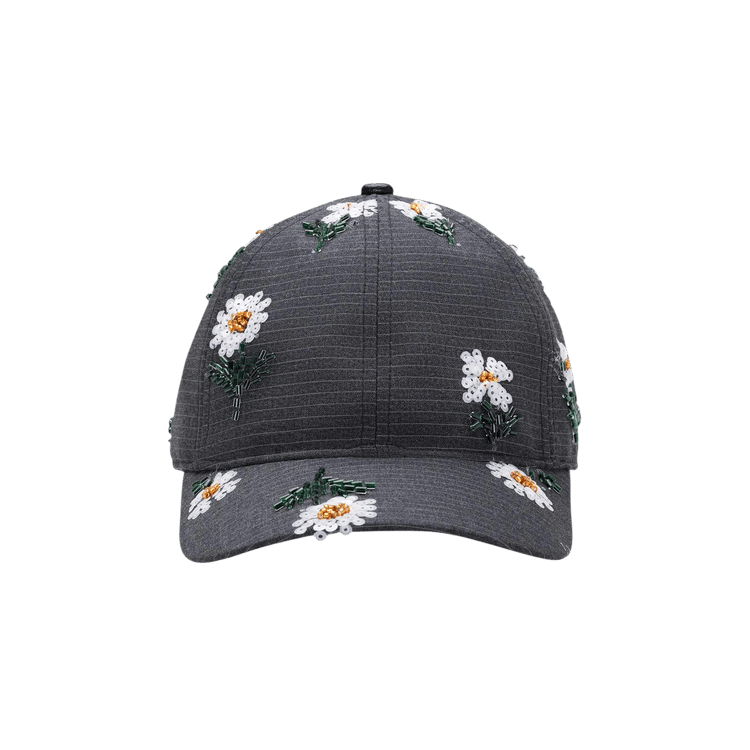 Honor The Gift Beaded Flower Hat 'Black'