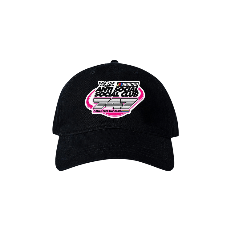 Anti Social Social Club x Nascar 747 Cotton Dad Cap 'Black'