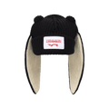 Charles Jeffrey Loverboy Chunky Rabbit Beanie 'Black/Ecru'