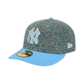New Era New York Yankees Tweedy Cotton 5950PC 'Grey/Blue'