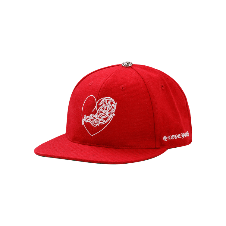 Chrome Hearts Love You Fitted Hat 'Red'