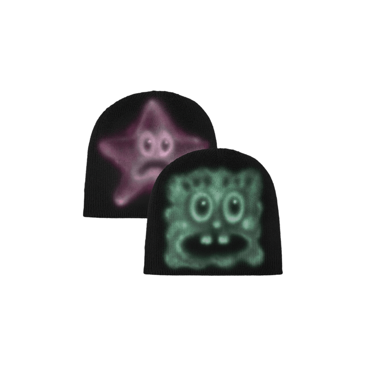 Cactus Jack by Travis Scott x Spongebob Bikini Bottom Beanie 'Black'