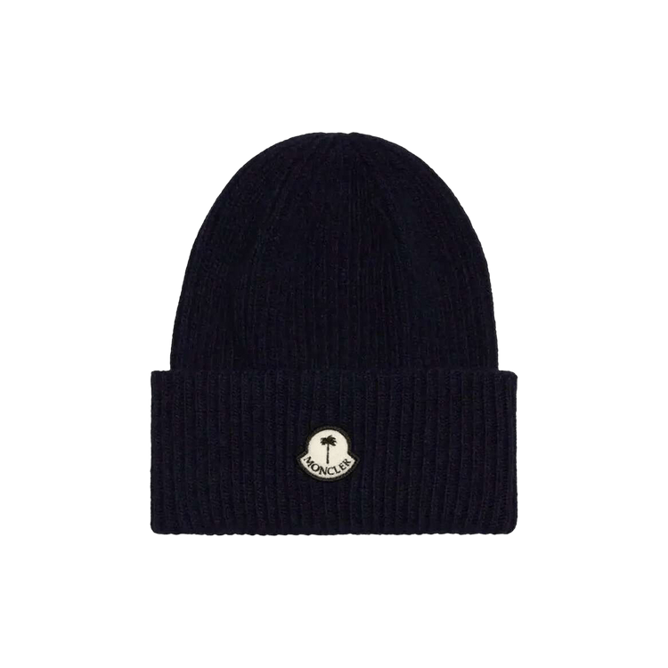 Moncler x Palm Angels Tricot Beanie Hat 'Blue'