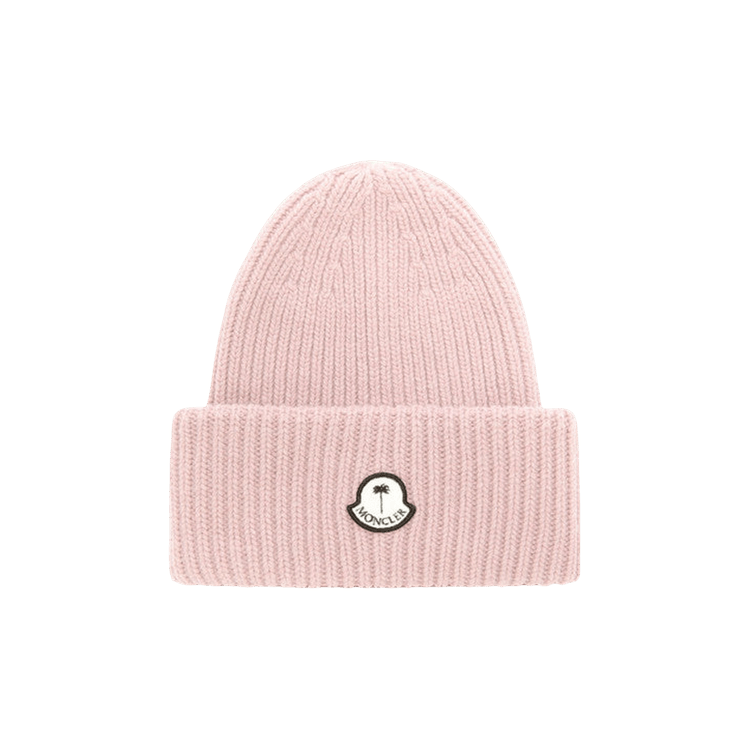 Moncler x Palm Angels Tricot Beanie Hat 'Pink'