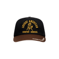 Cherry LA Country General 5 Panel Hat 'Black/Brown'