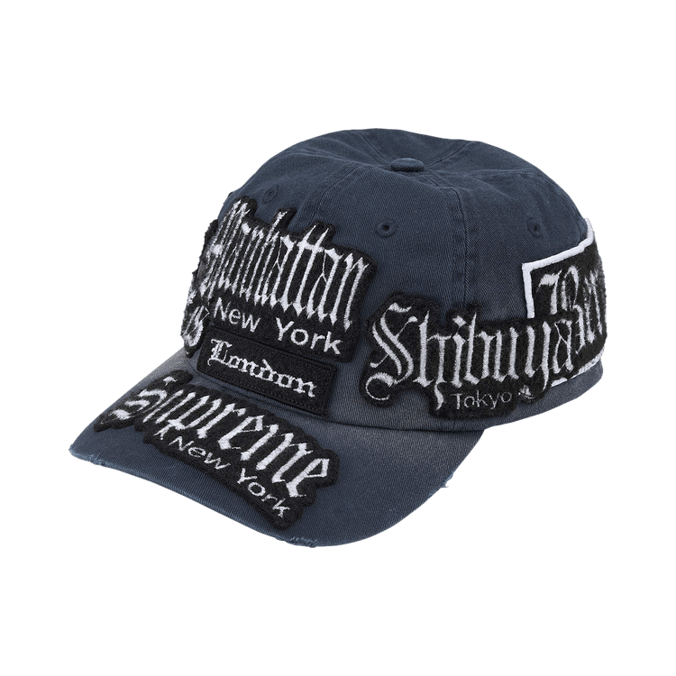 Supreme City Patches 6-Panel 'Navy'