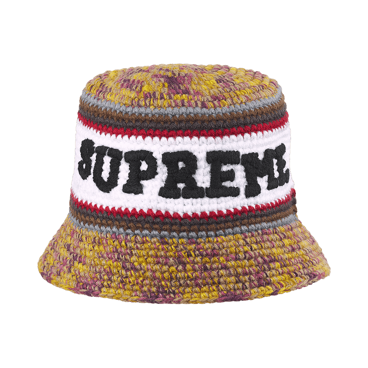 Supreme Knit Logo Crusher 'Yellow'