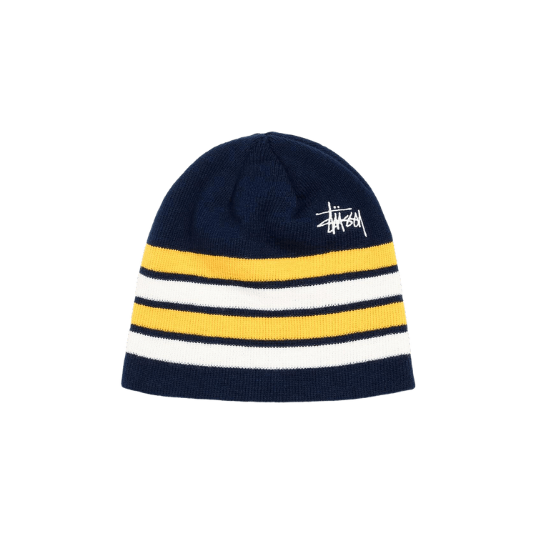 Stussy Skullcap Basic Striped 'Navy'