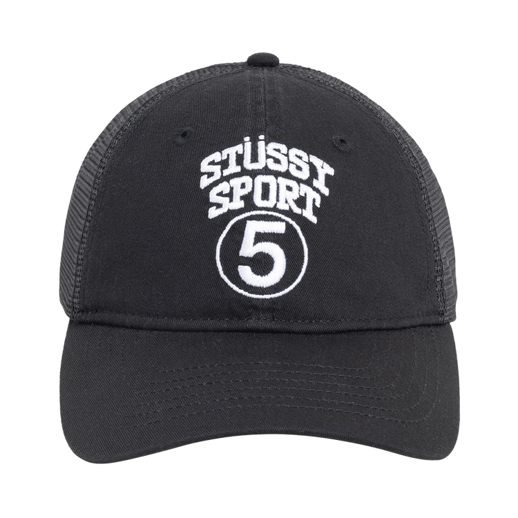 Stussy LP Sport 5 Trucker Cap 'Black'
