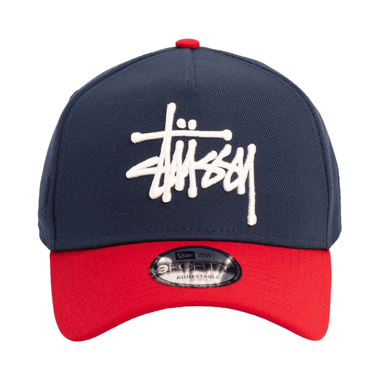 Stussy Basic 9FORTY 'Navy/Red'