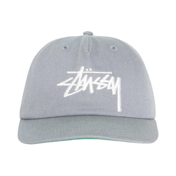 Stussy Big Stock Mid Depth Cap 'Gunmetal'