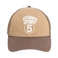 Stussy LP Sport 5 Trucker Cap 'Khaki'