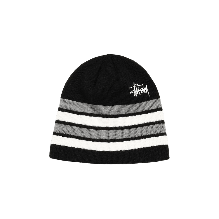 Stussy Skullcap Basic Striped 'Black'