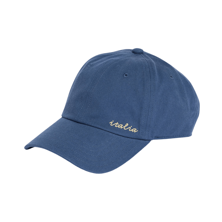 Adidas Italy 26 Dad Cap 'Night Marine/Light Football Gold'