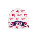 Supreme New Era Monogram Beanie 'White'