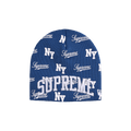 Supreme New Era Monogram Beanie 'Royal'