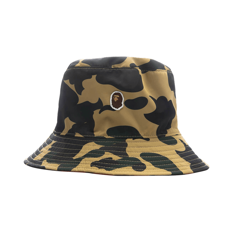 BAPE 1st Camo One Point Reversible Hat 'Yellow'