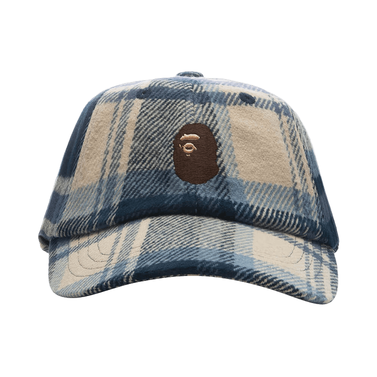 BAPE Check Panel Cap 'Navy'