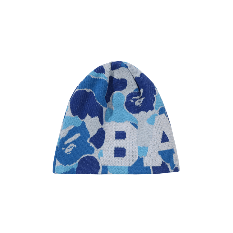 BAPE ABC Camo Knit Cap 'Blue'